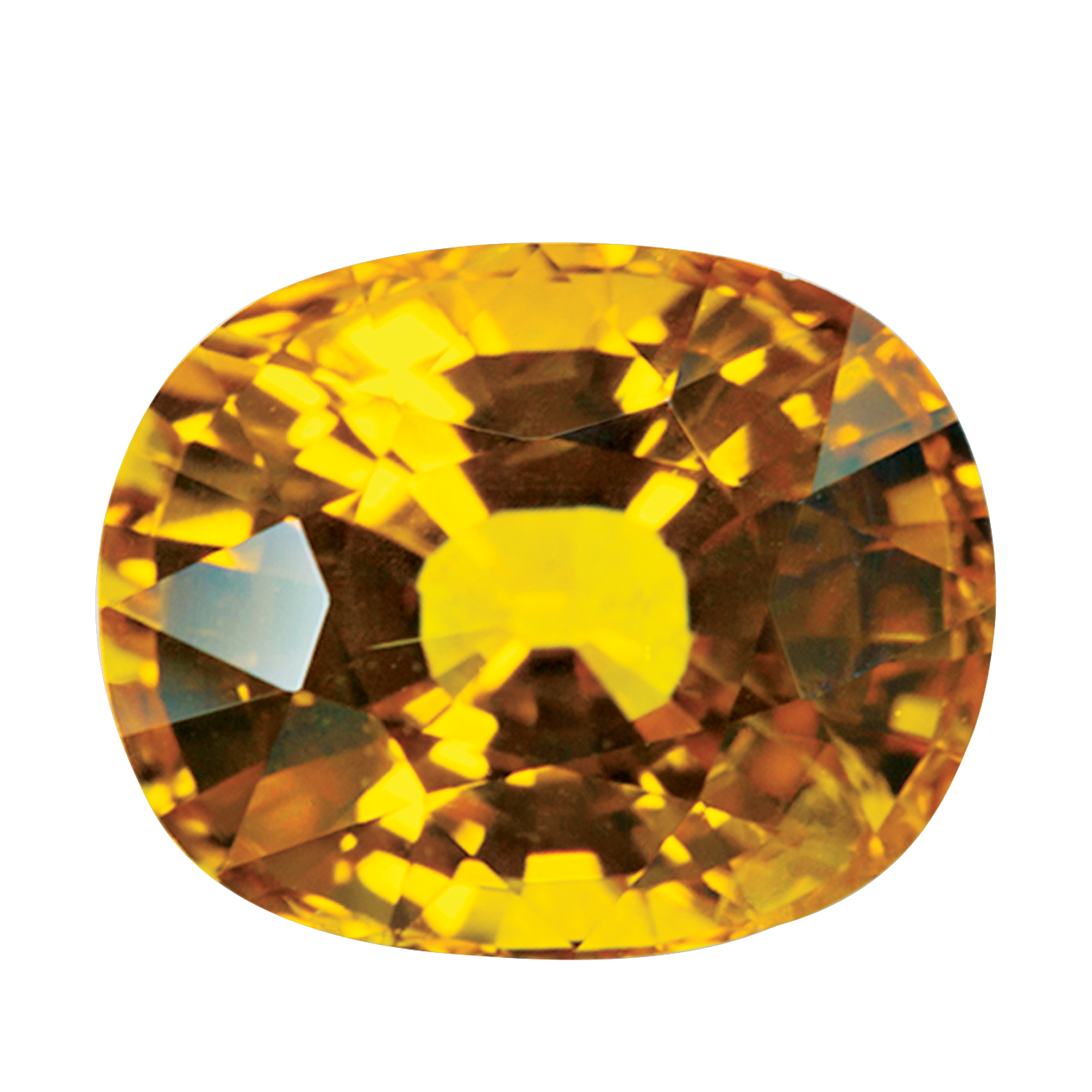 golden sapphire gem